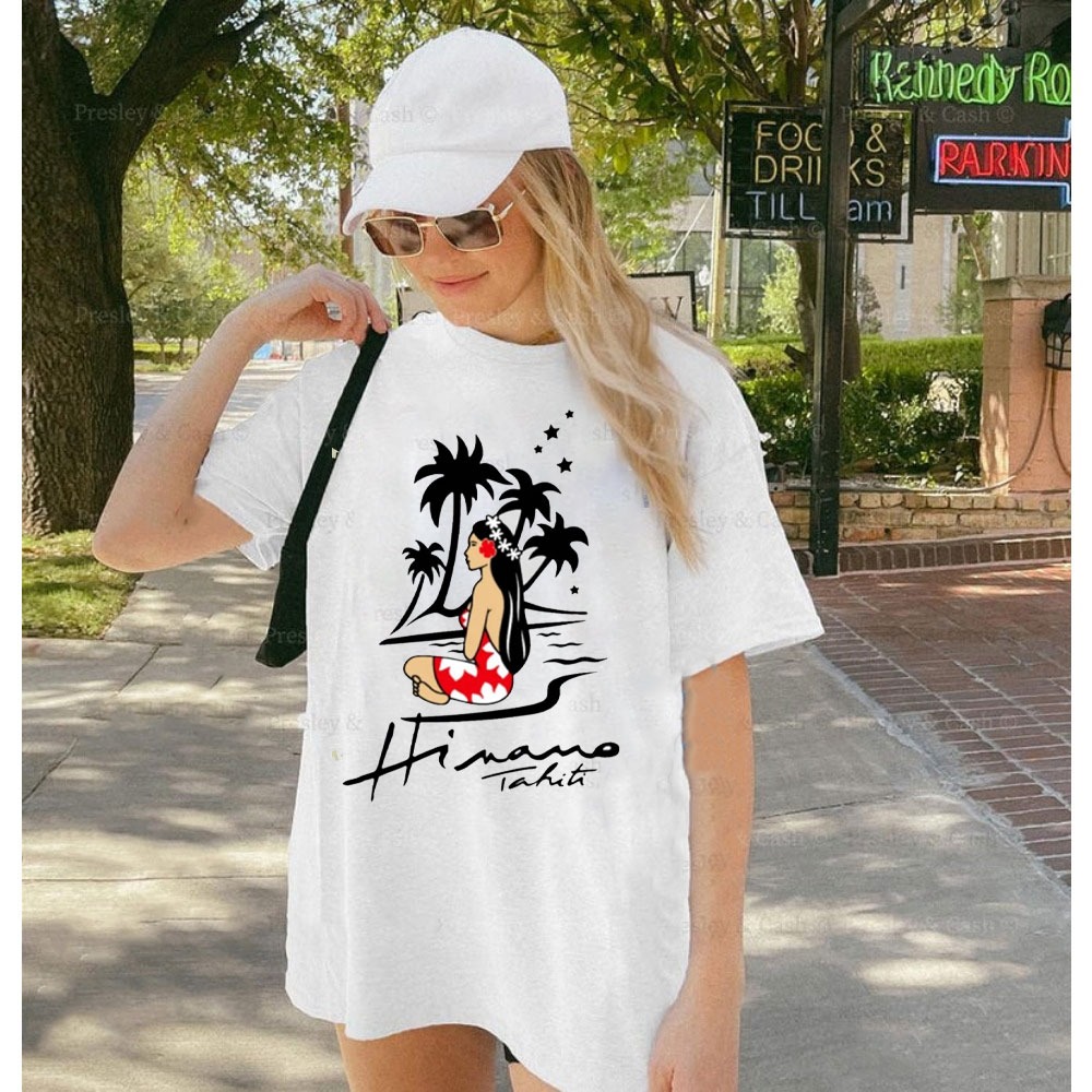 Summer Clothing Label - Beer Label Vintage Style Hinano Tahiti
