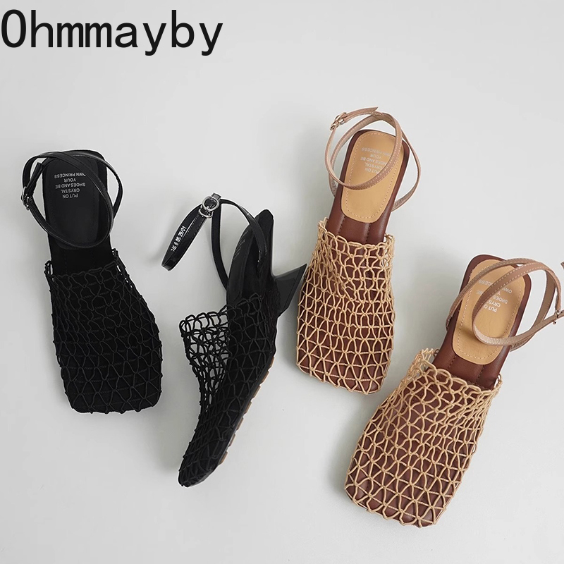 Summer Clothing On Sale - صنادل نسائية فاخرة بتصميم مفرغ، أحذية