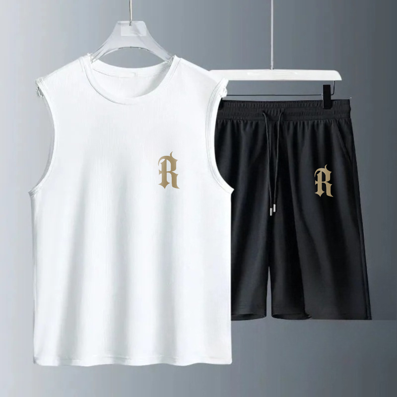 Summer Youth Clothing - مجموعات قمصان رجالية بدون أكمام لصيف