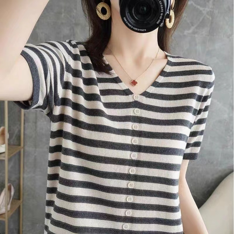 Summer Clothing Label - تي شيرت نسائي صيفي جديد من