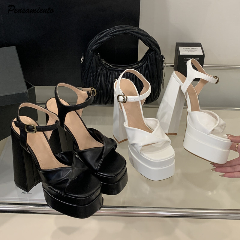 Summer Clothing On Sale - نجمة نمط موضة منصة مزدوجة أسافين