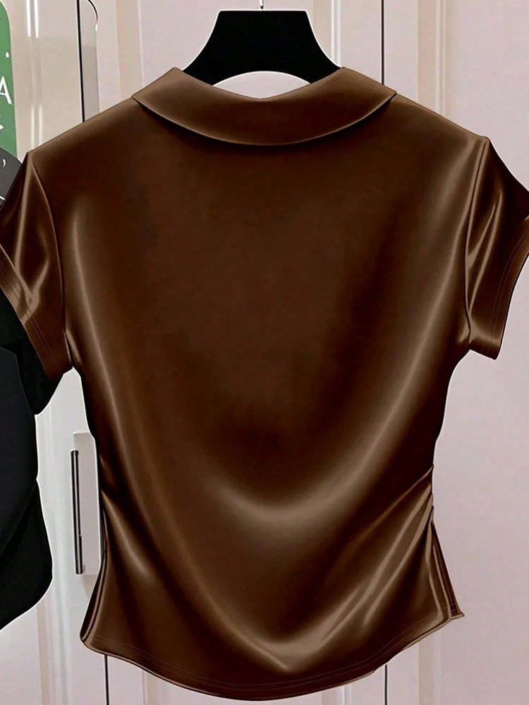 قميص نسائي كاجوال بأكمام قصيرة - مراجعة Xl Summer Clothing وسعره