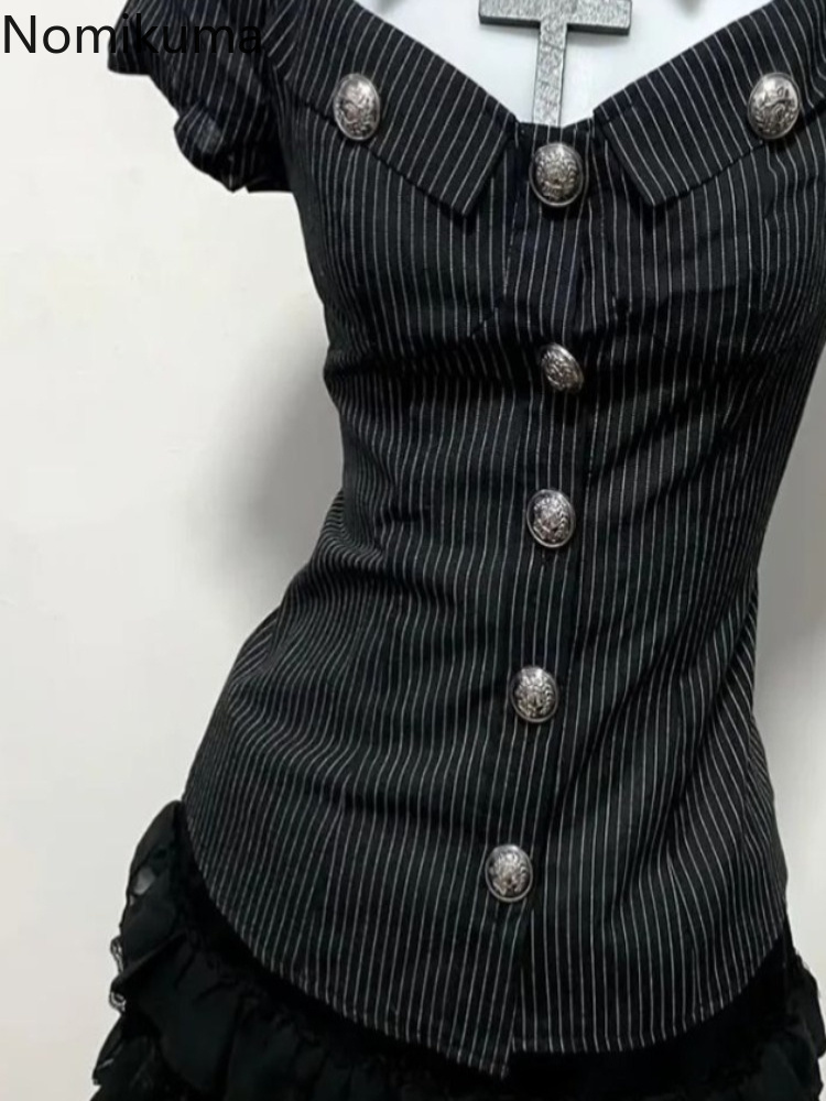 طقم قطعتين نسائي بتصميم قوطي،  - مراجعة Summer Clothing Juniors وسعره