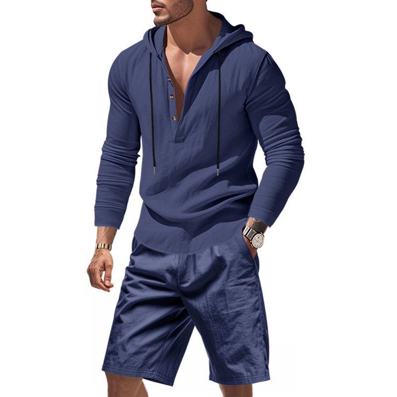 طقم رجالي من الكتان مكون من قط - مراجعة Linen Shorts Men وسعره