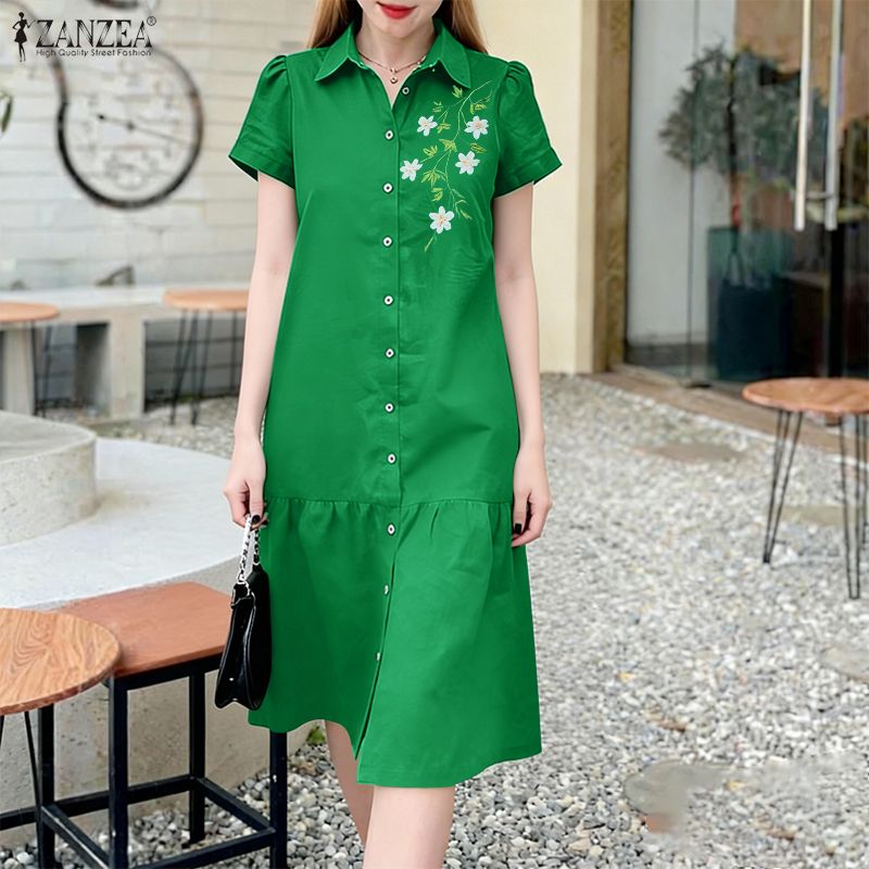 فستان زانزيا صيفي 2026 مطبوع ب - مراجعة Sundress Midi Floral وسعره