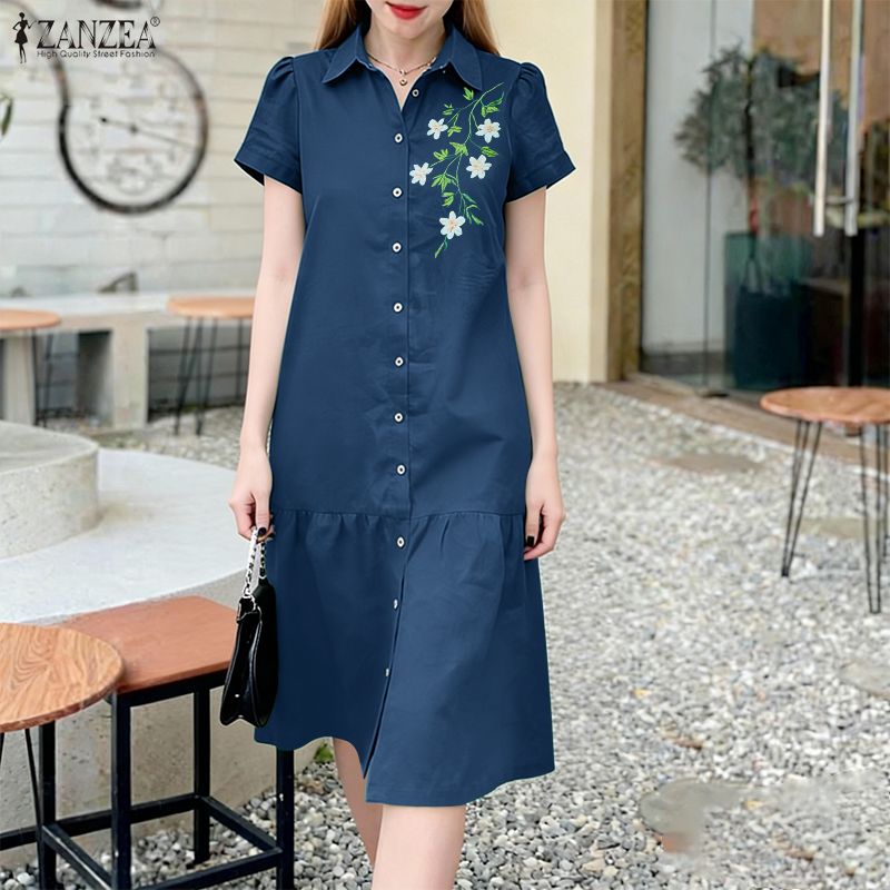 فستان زانزيا صيفي 2026 مطبوع ب - مراجعة Sundress Midi Floral وسعره