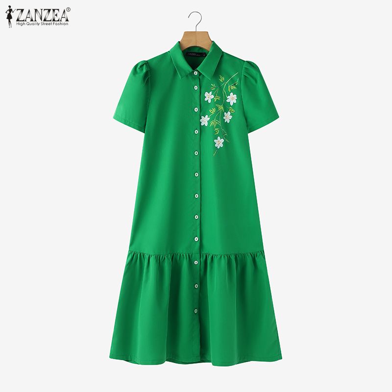 فستان زانزيا صيفي 2026 مطبوع ب - مراجعة Sundress Midi Floral وسعره
