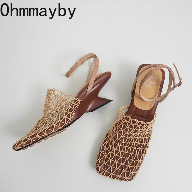 صنادل نسائية فاخرة بتصميم مفرغ - مراجعة Summer Clothing On Sale وسعره