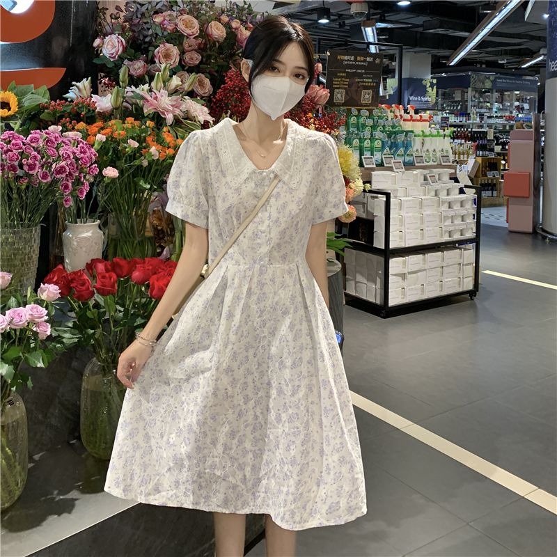 فستان نسائي صيفي متوسط الطول ب - مراجعة Sundress Midi Floral وسعره