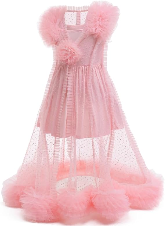 فستان الأميرة جليندا الوردي لل - مراجعة Summer Clothing For Kids Girls وسعره