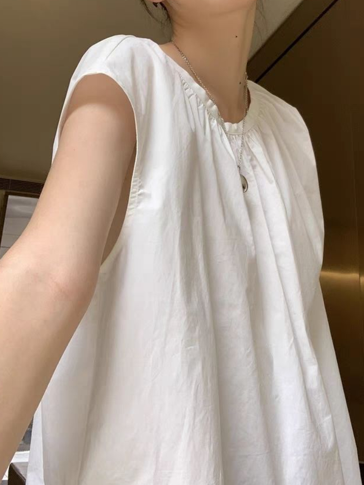 بلوزات نسائية عتيقة بدون أكمام - مراجعة Summer Clothing In French وسعره