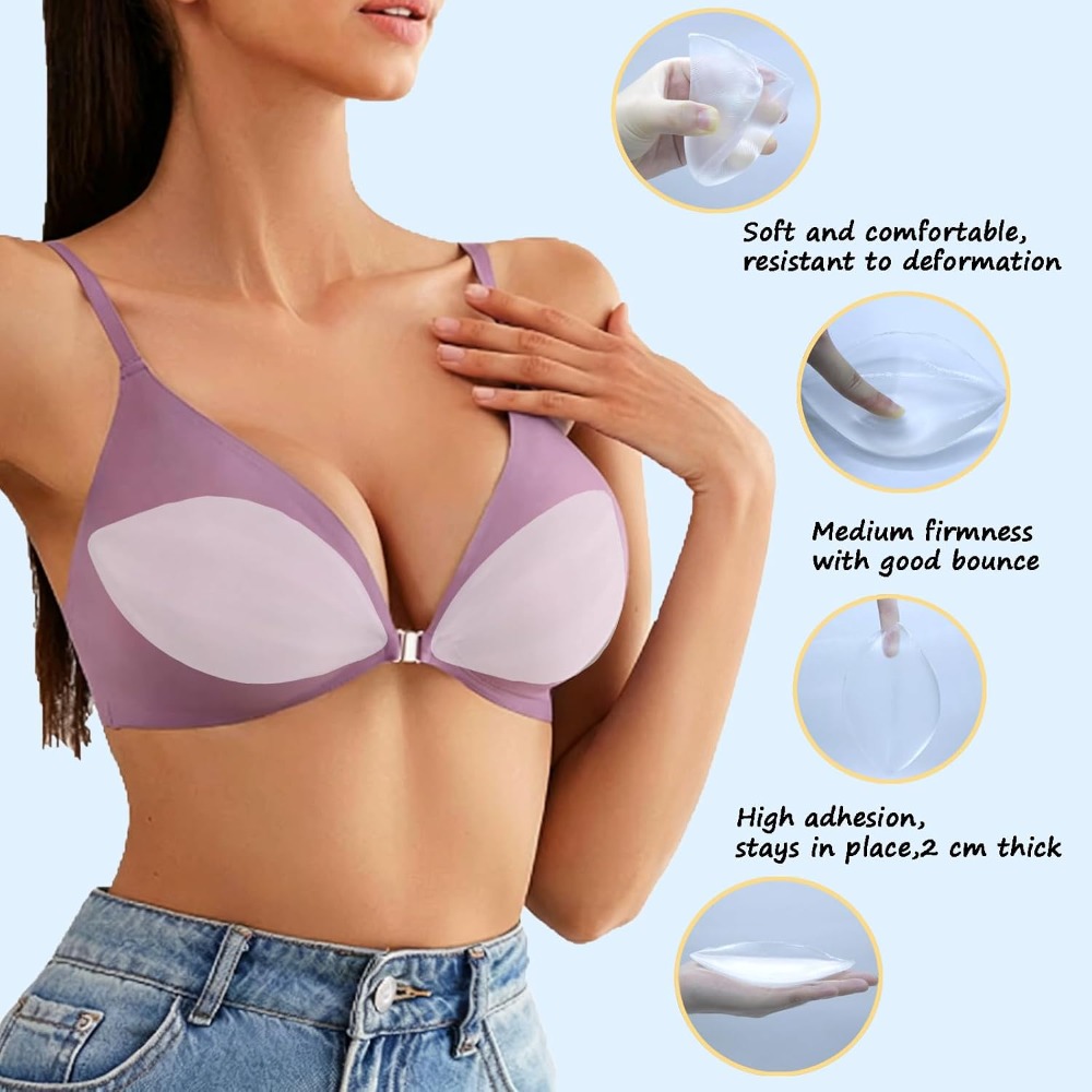 حشوات صدر لاصقة من السيليكون - - مراجعة Bikini Set Push Up وسعره