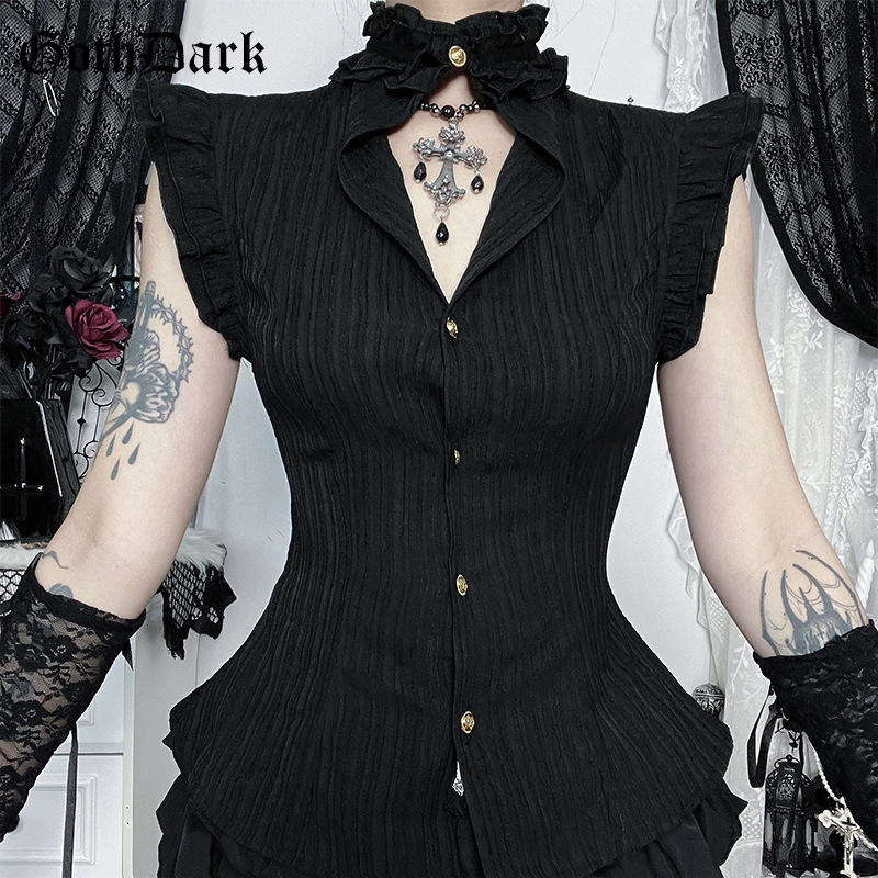 قمصان نسائية بدون أكمام بتصميم - مراجعة Summer Goth Clothing وسعره