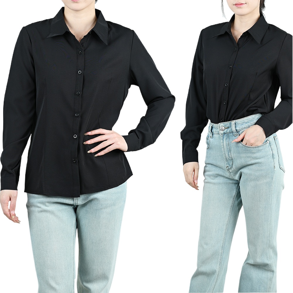 مكتب المرأة أبيض أسود بلوزة رب - مراجعة Xl Summer Clothing وسعره
