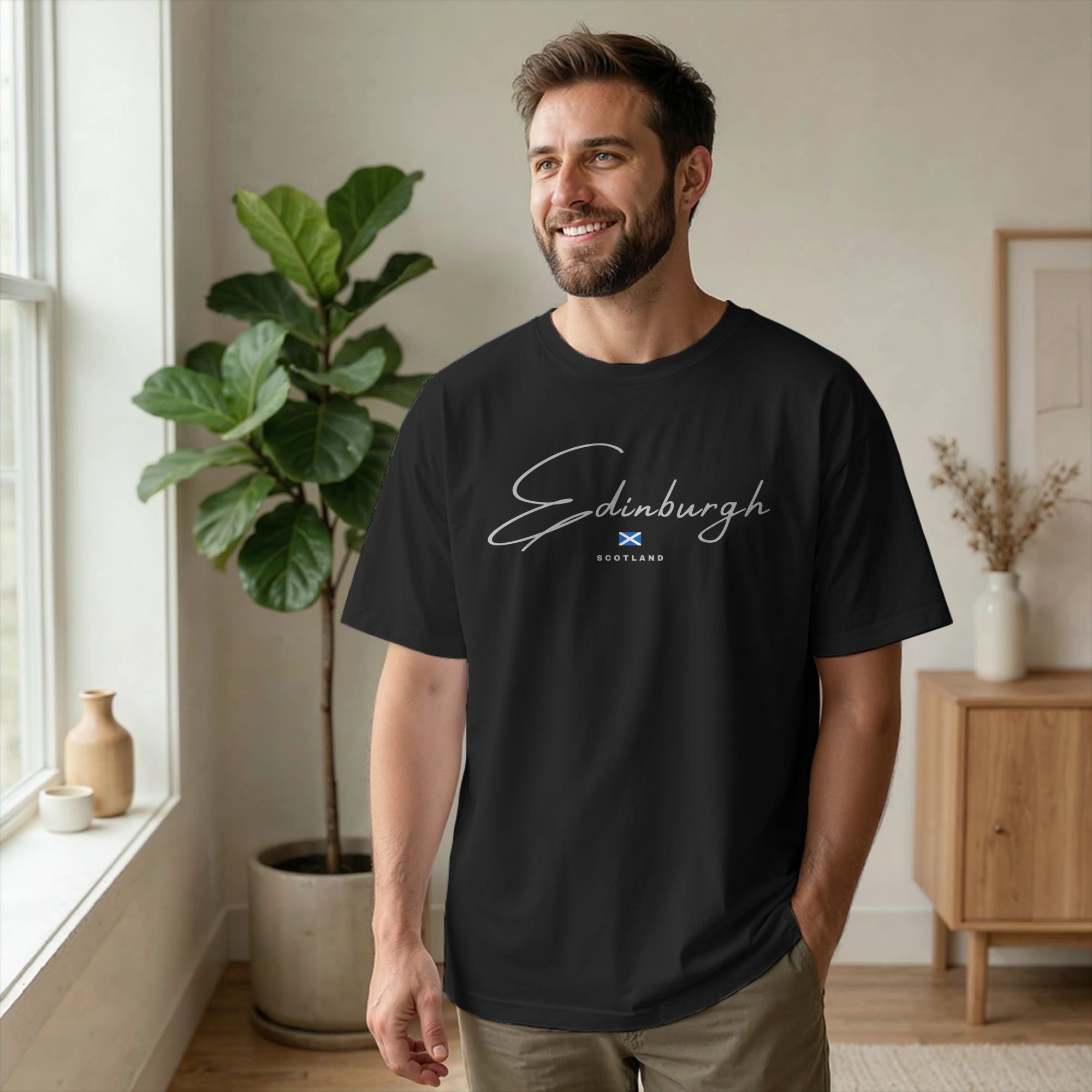 تي شيرت رجالي من إدنبره، اسكتل - مراجعة Summer Clothing Edinburgh وسعره