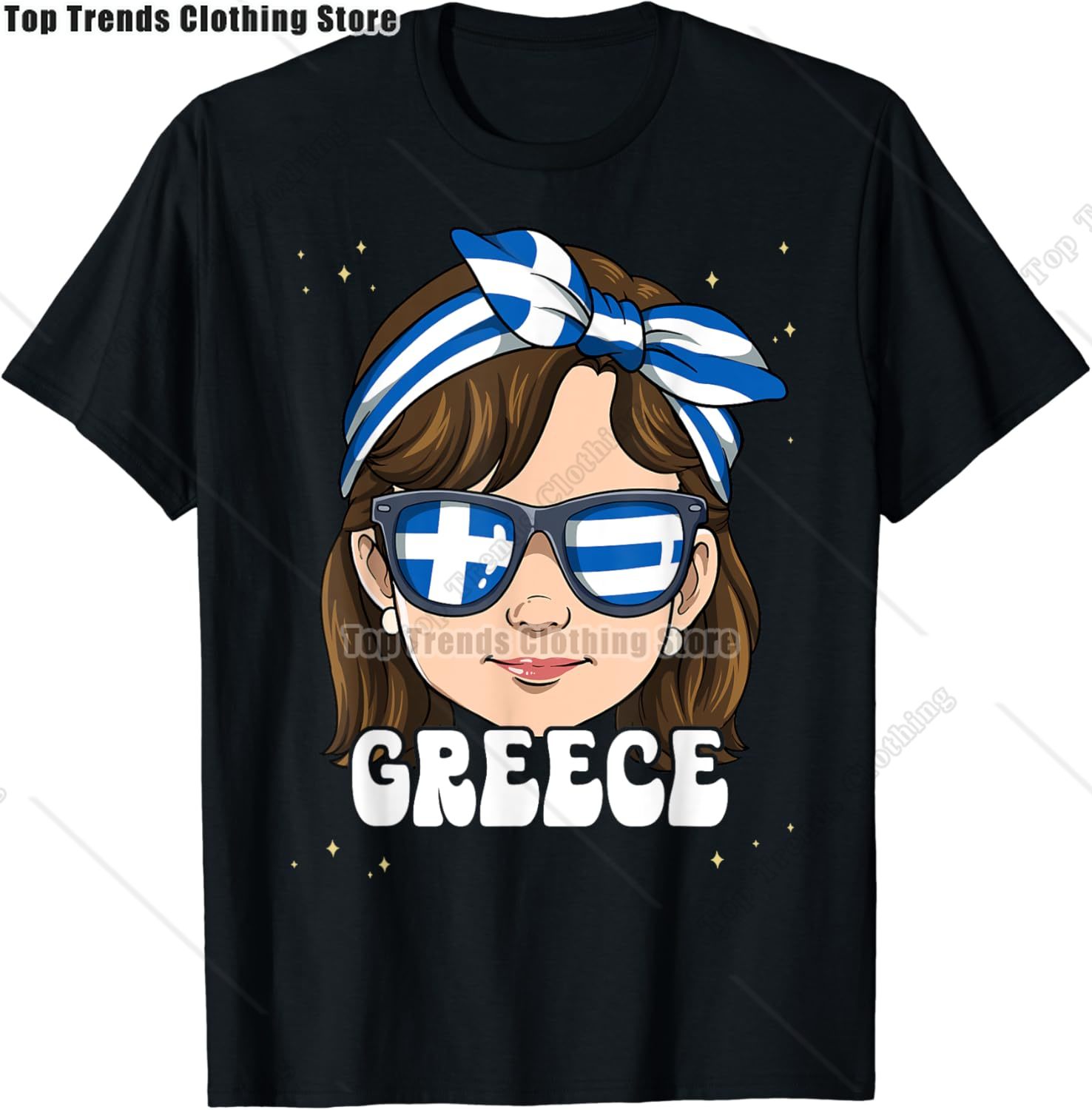 تي شيرت بعلم يوناني كلاسيكي لل - مراجعة Summer Clothing For Greece وسعره