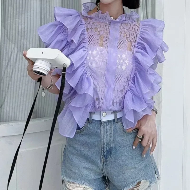 بلوزة كلاسيكية أنيقة بأكمام بت - مراجعة Summer Clothing In French وسعره