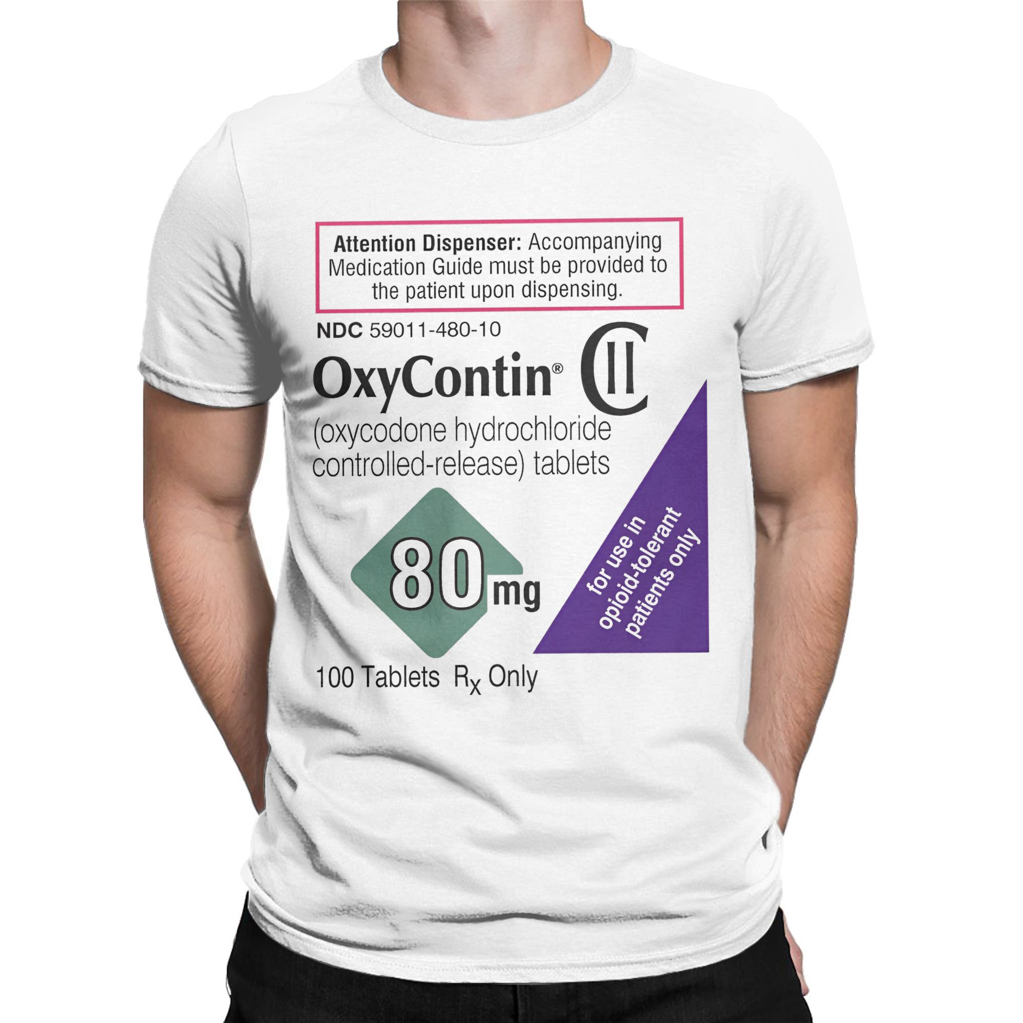 تي شيرت رجالي من Oxycontin 80m - مراجعة Summer Clothing Label وسعره
