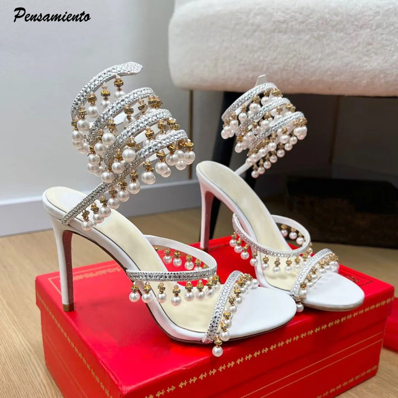 صنادل نسائية فاخرة مزينة بالأح - مراجعة Summer Clothing On Sale وسعره