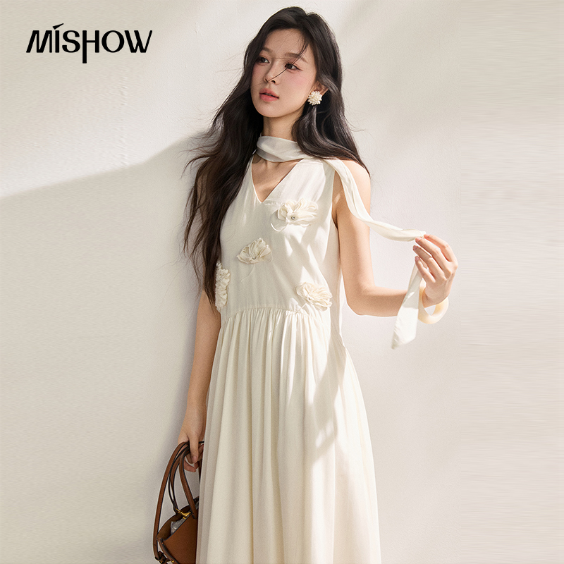 فستان ميدي نسائي من MISHOW بتص - مراجعة Sundress Midi Floral وسعره