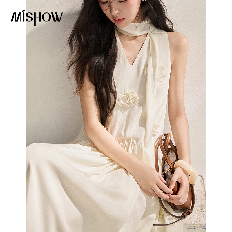 فستان ميدي نسائي من MISHOW بتص - مراجعة Sundress Midi Floral وسعره