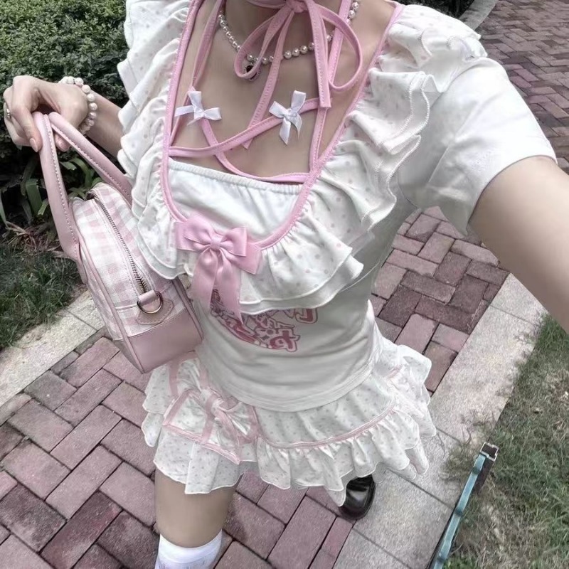 Y2k النساء الملابس ثقافة فرعية - مراجعة Summer Clothing Juniors وسعره