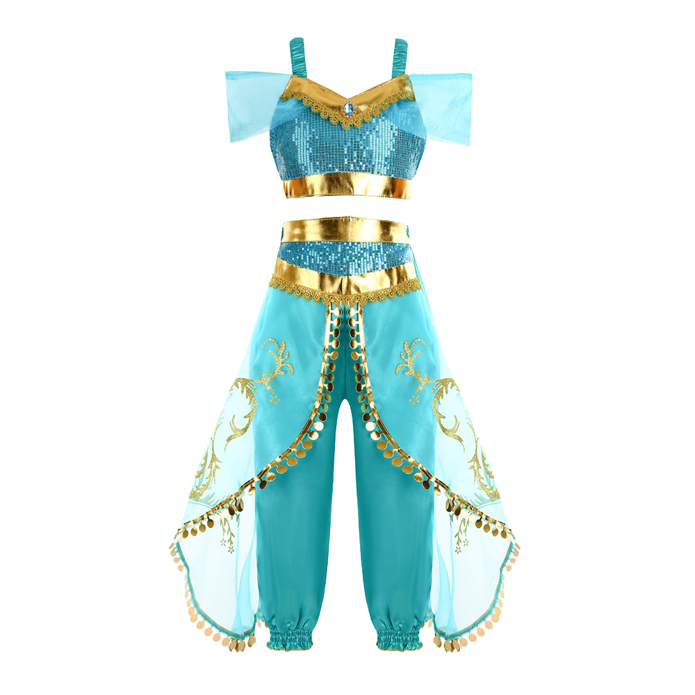زي الأميرة العربية جاسمين للفت - مراجعة Summer Clothing For Kids Girls وسعره