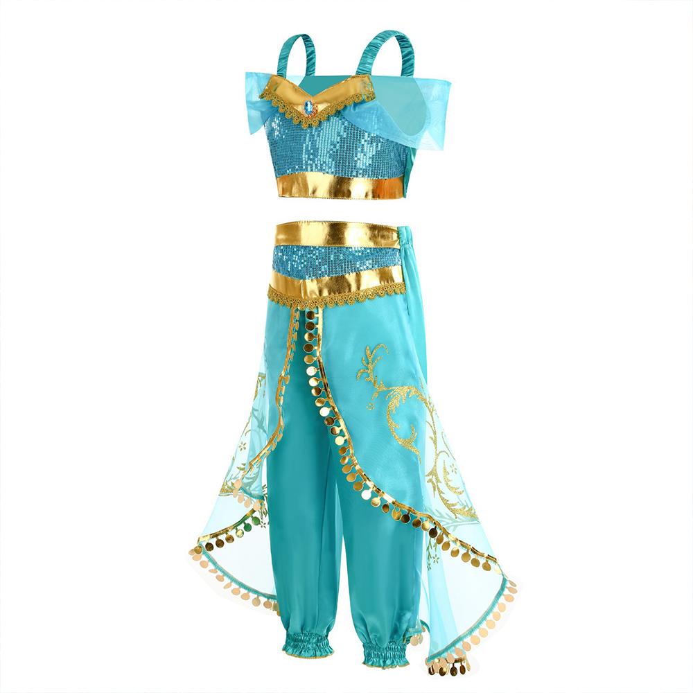 زي الأميرة العربية جاسمين للفت - مراجعة Summer Clothing For Kids Girls وسعره