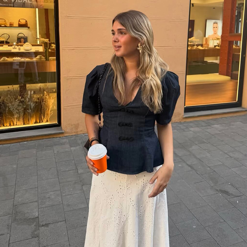 قمصان وبلوزات نسائية من الدنيم - مراجعة Summer Youth Clothing وسعره