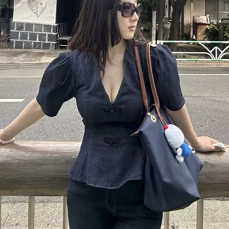 قمصان وبلوزات نسائية من الدنيم - مراجعة Summer Youth Clothing وسعره