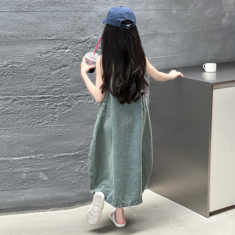 فستان كلاسيكي أزرق للأطفال الب - مراجعة Summer Clothing For Kids Girls وسعره