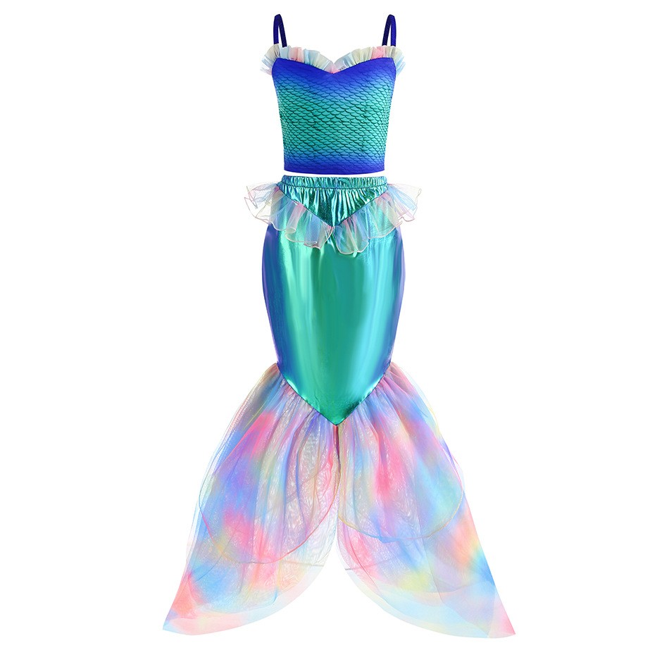 فستان حورية البحر من ديزني زي  - مراجعة Summer Clothing For Kids Girls وسعره