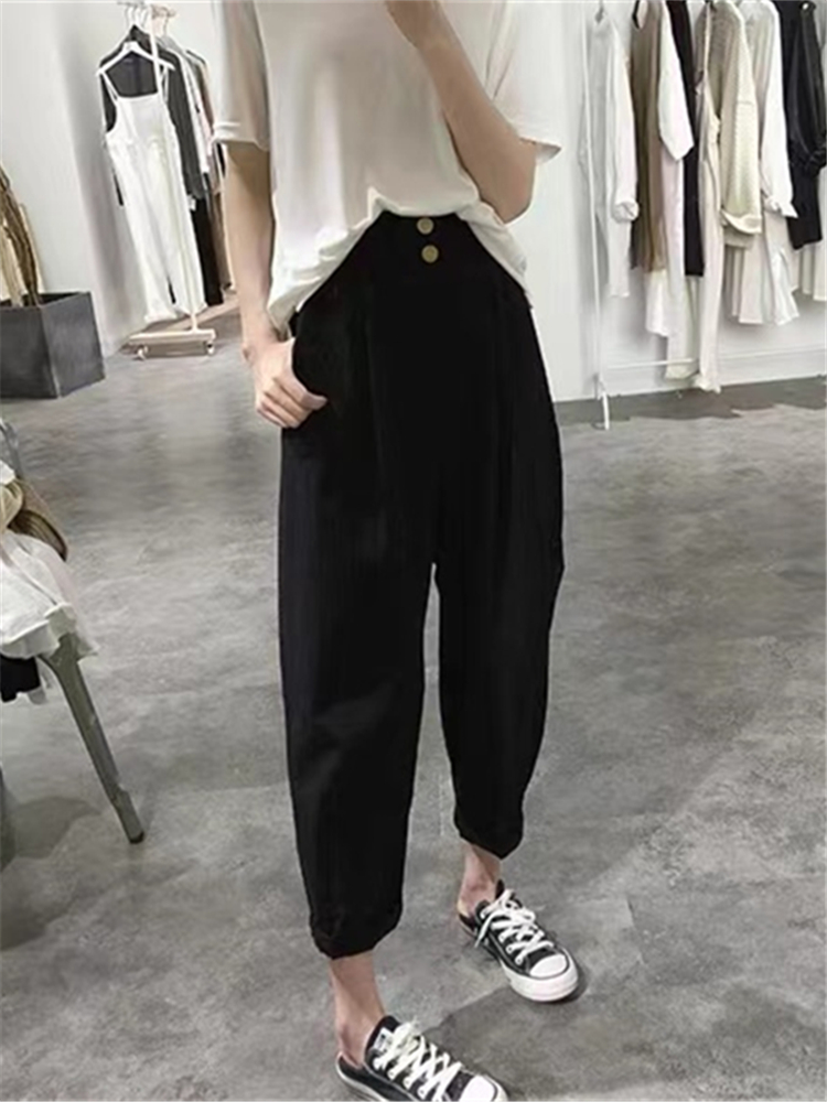 بنطلون هارلان كاجوال بخصر عالٍ - مراجعة Summer Clothing Label وسعره