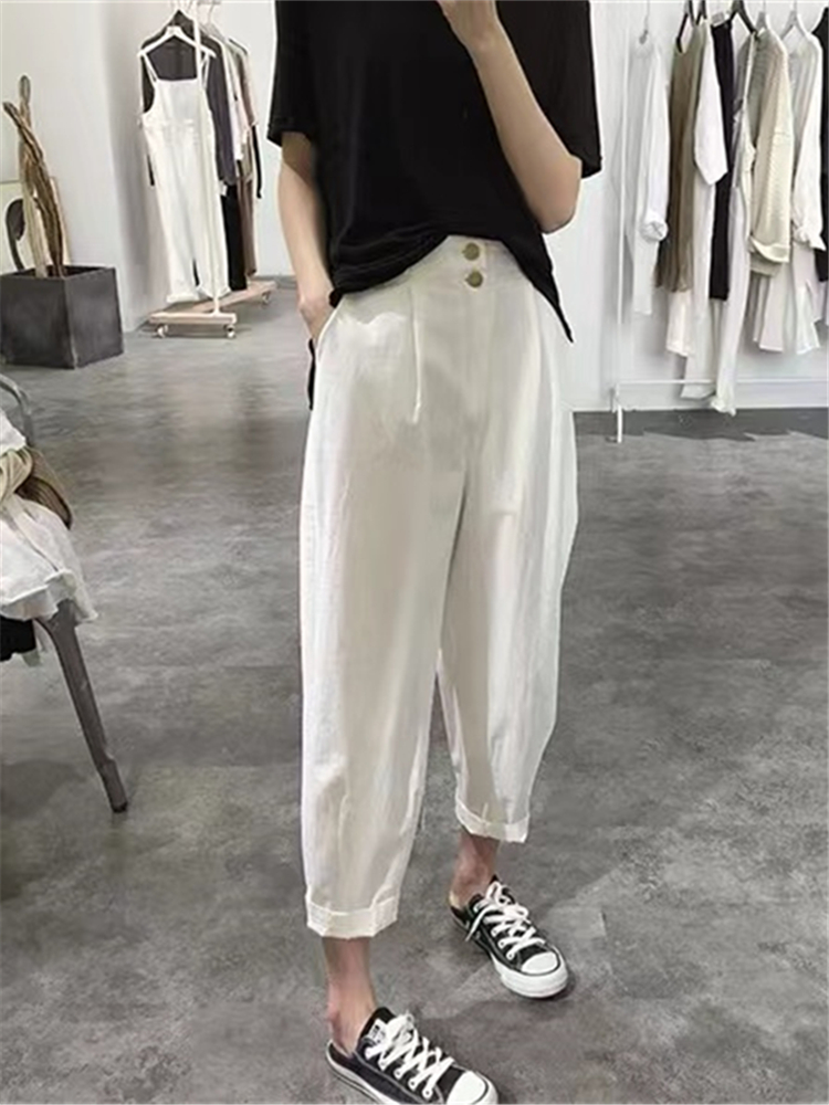 بنطلون هارلان كاجوال بخصر عالٍ - مراجعة Summer Clothing Label وسعره