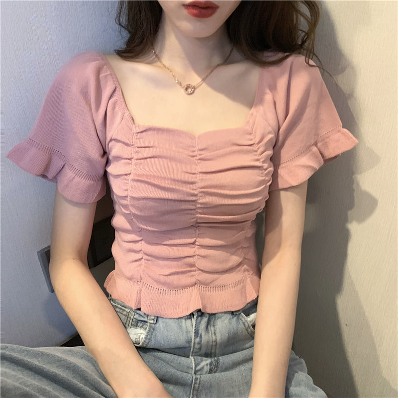 بلوزة نسائية محبوكة أنيقة بكشك - مراجعة Summer Youth Clothing وسعره