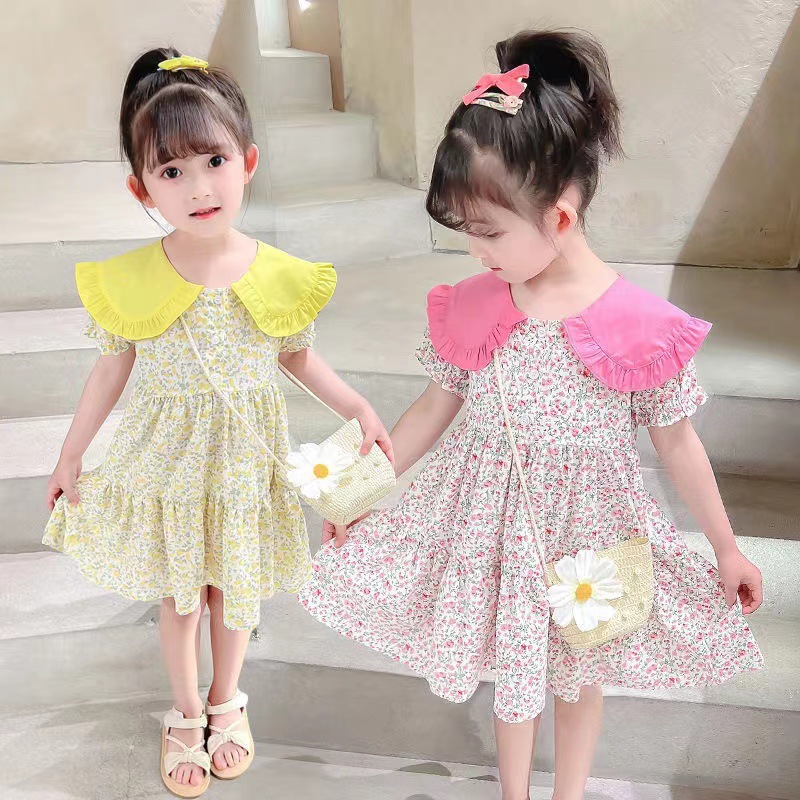 2 قطعة الصيف الأصفر الأزهار ال - مراجعة Sundress Midi Floral وسعره