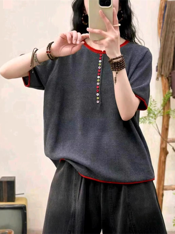 تي شيرت نسائي جديد للصيف بأكما - مراجعة Summer Clothing Label وسعره