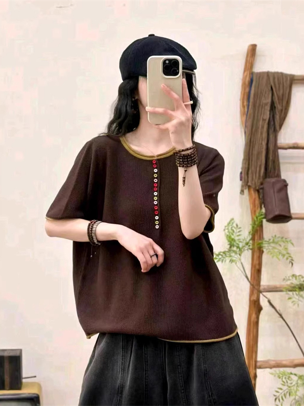 تي شيرت نسائي جديد للصيف بأكما - مراجعة Summer Clothing Label وسعره