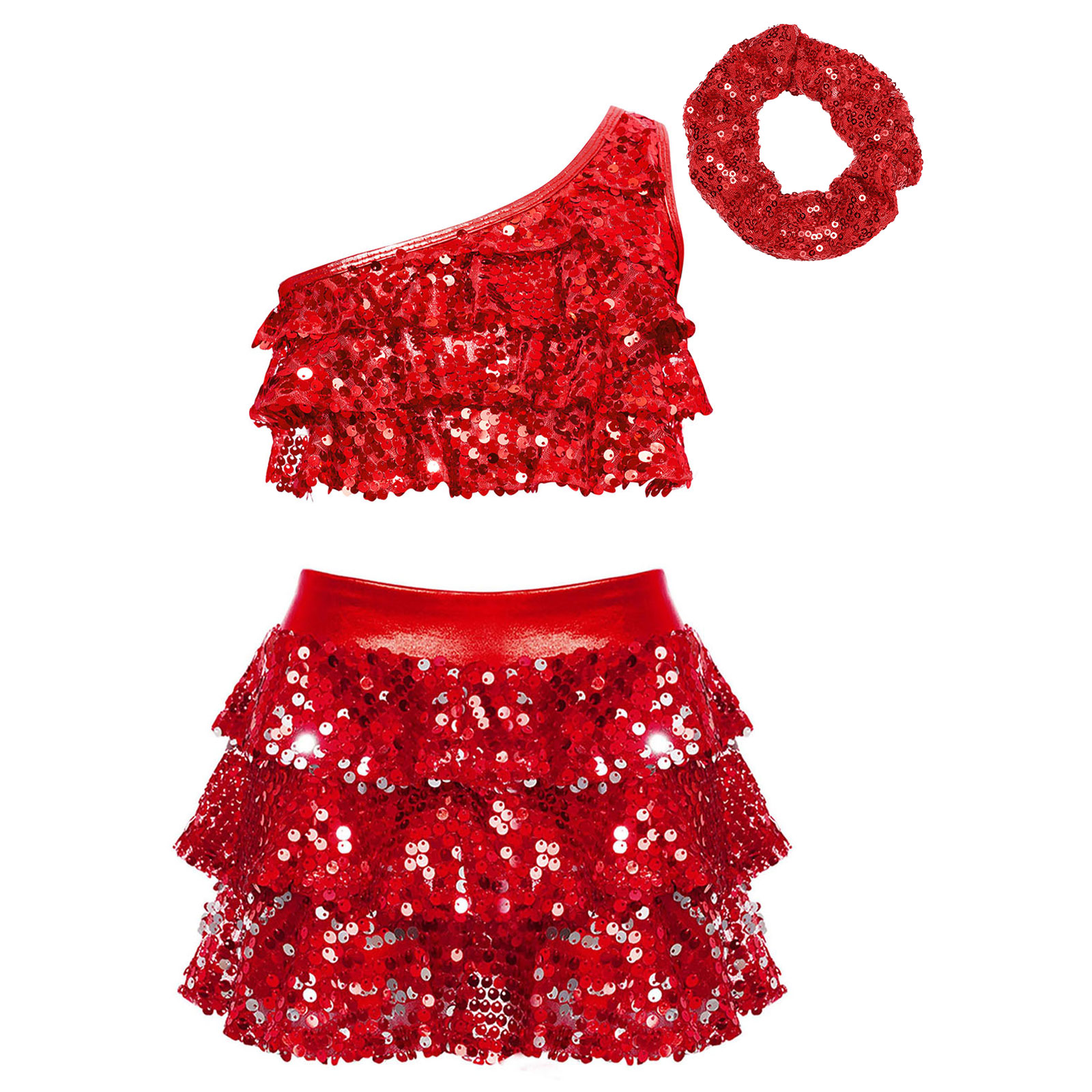 أطفال بنات لامعة الترتر اللاتي - مراجعة Summer Clothing For Kids Girls وسعره