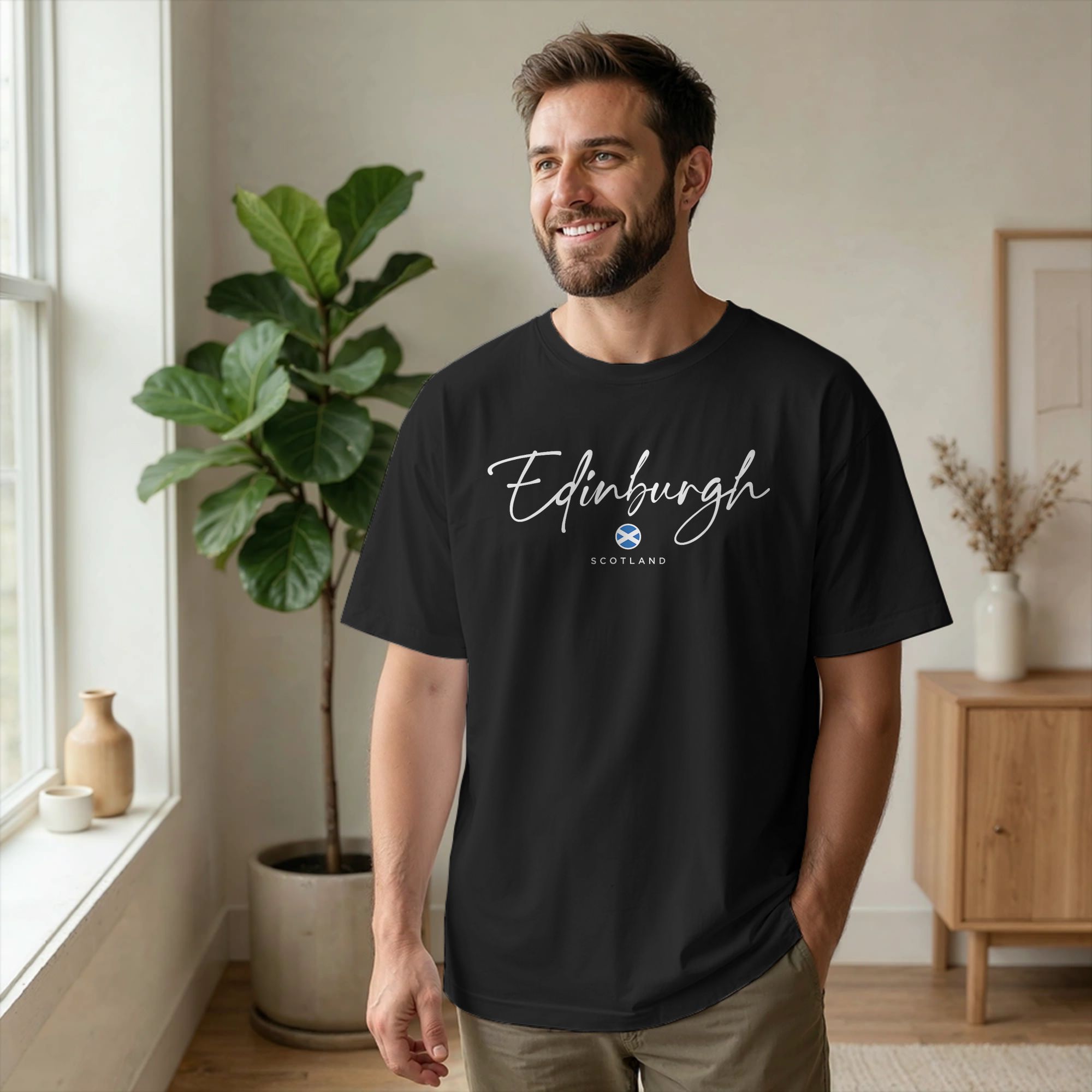 تي شيرت رجالي من إدنبره، اسكتل - مراجعة Summer Clothing Edinburgh وسعره