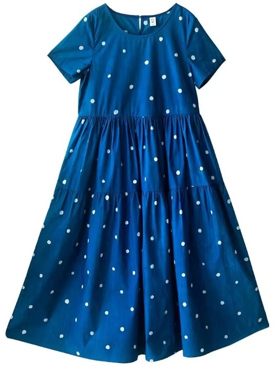 فستان أزرق من القطن الخالص بطب - مراجعة Summer Clothing Label وسعره