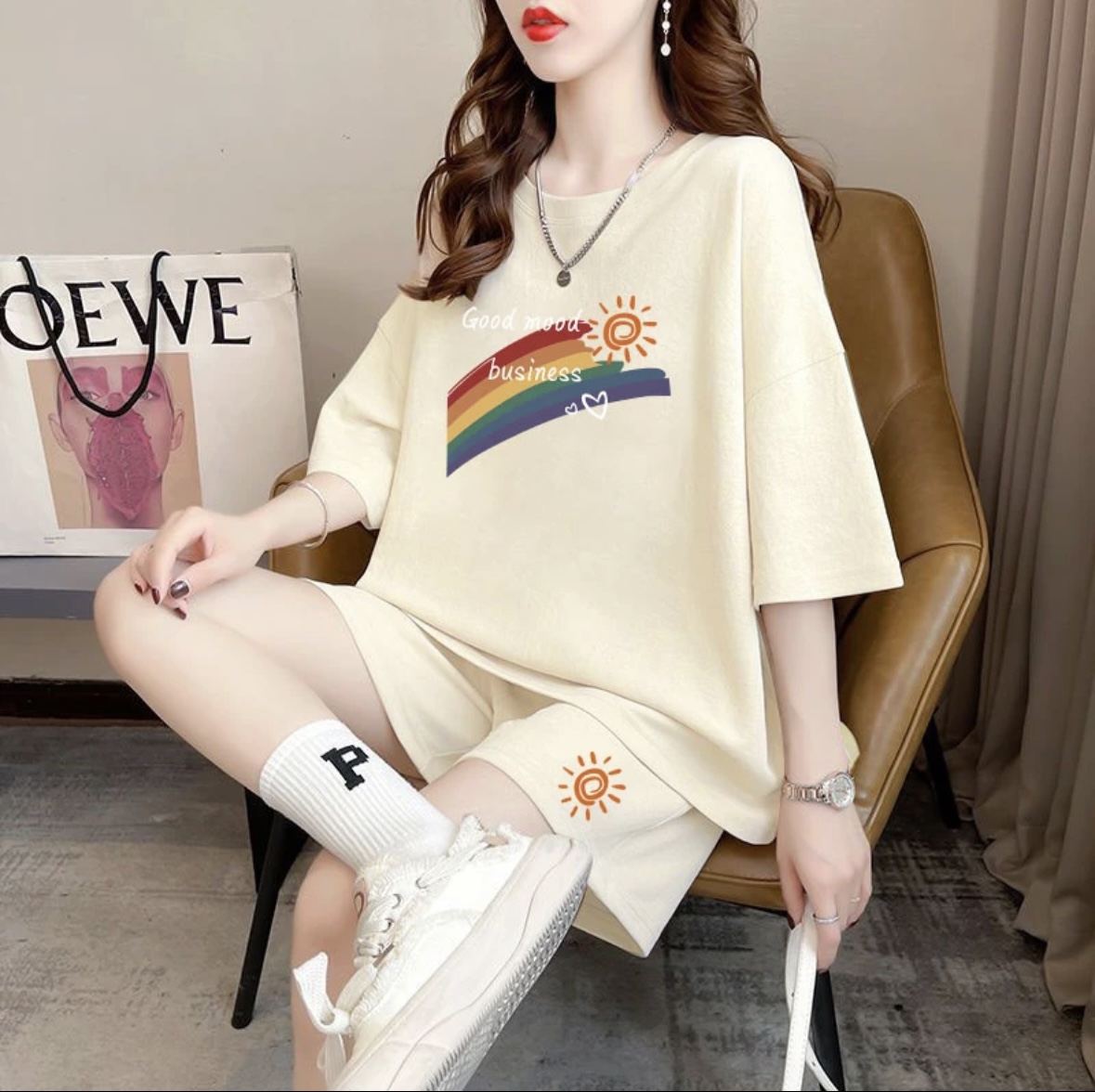 طقم شورت صيفي نسائي عصري، ملاب - مراجعة Summer Clothing Women وسعره