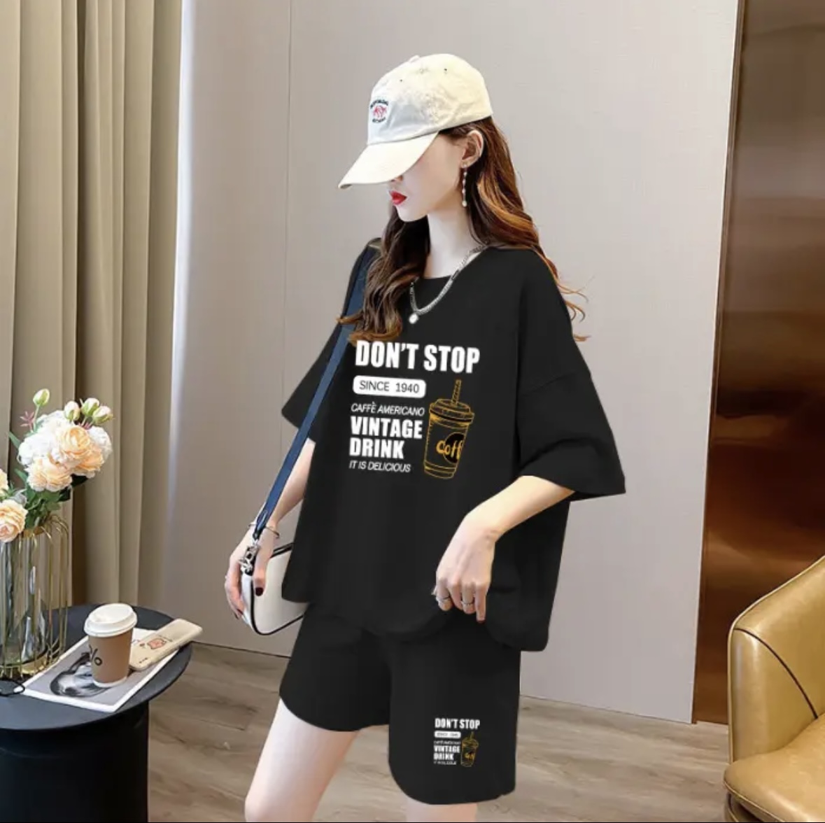 طقم شورت صيفي نسائي عصري، ملاب - مراجعة Summer Clothing Women وسعره
